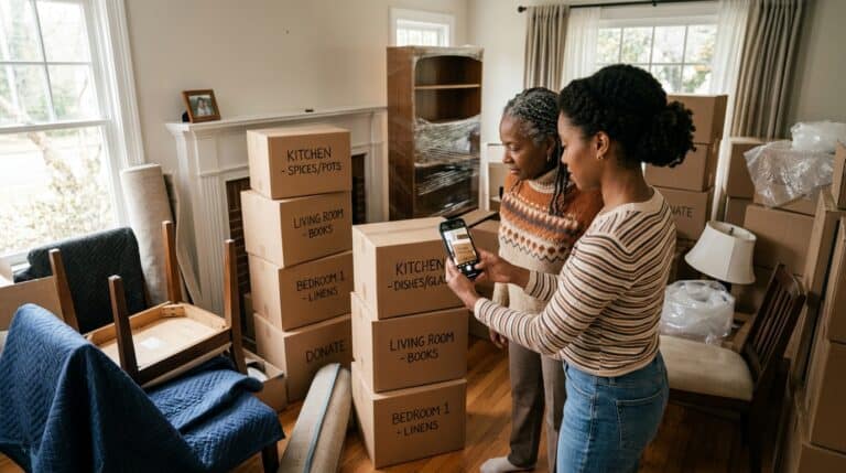 Senior move planning assistance in Sacramento with technology and support